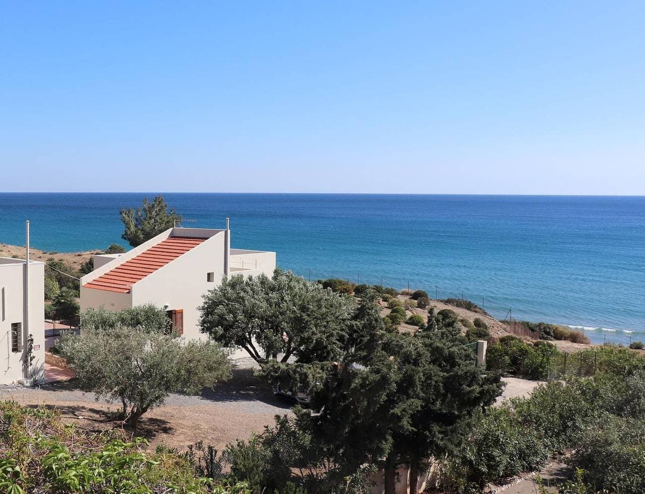Traumhafte Ausblicke auf Landschaft und Meer - Ferienhaus Keratokampos, Kreta 1