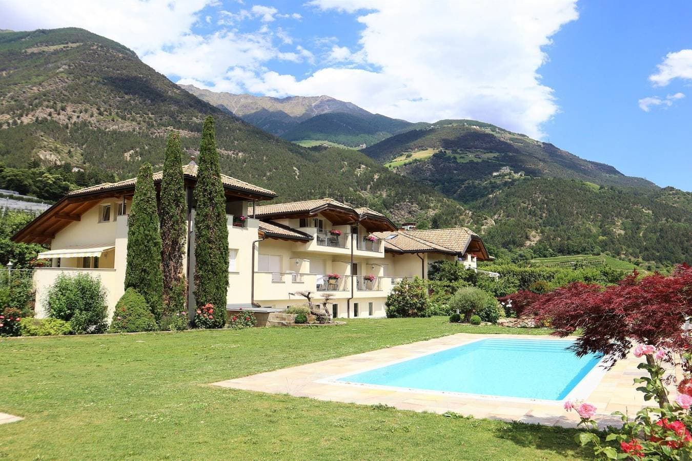 Foto 2 von 31: Wohnung in Goldrain mit Pool und Bergblick