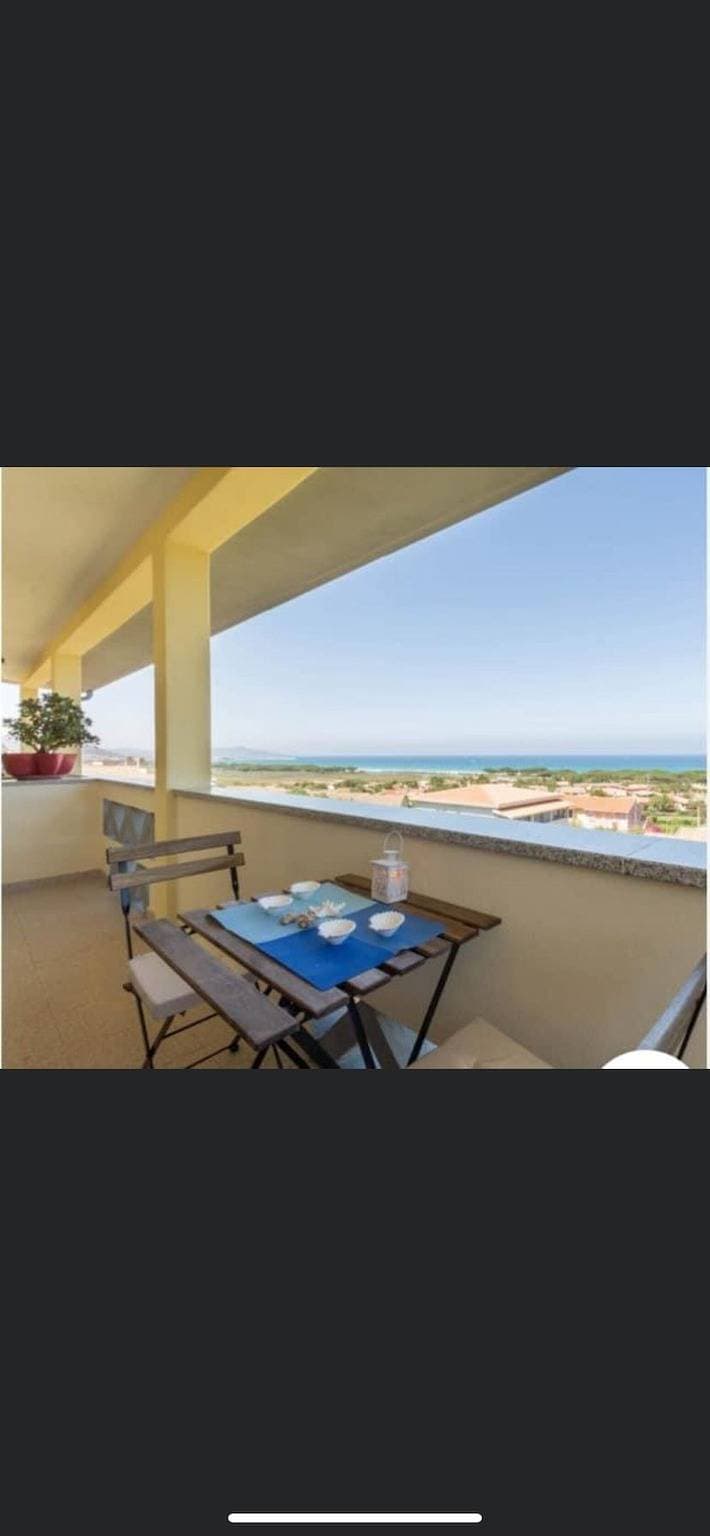 Foto 4 von 10: Ferienhaus 'Casa Vacanza Sa Petra Ruja B' mit Meerblick, Balkon und Klimaanlage