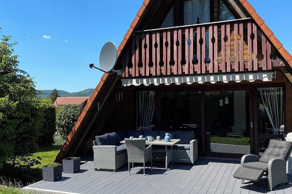 Gemütliches Holzhaus in Wolfshagen im Harz. Familienfreundlich. 1