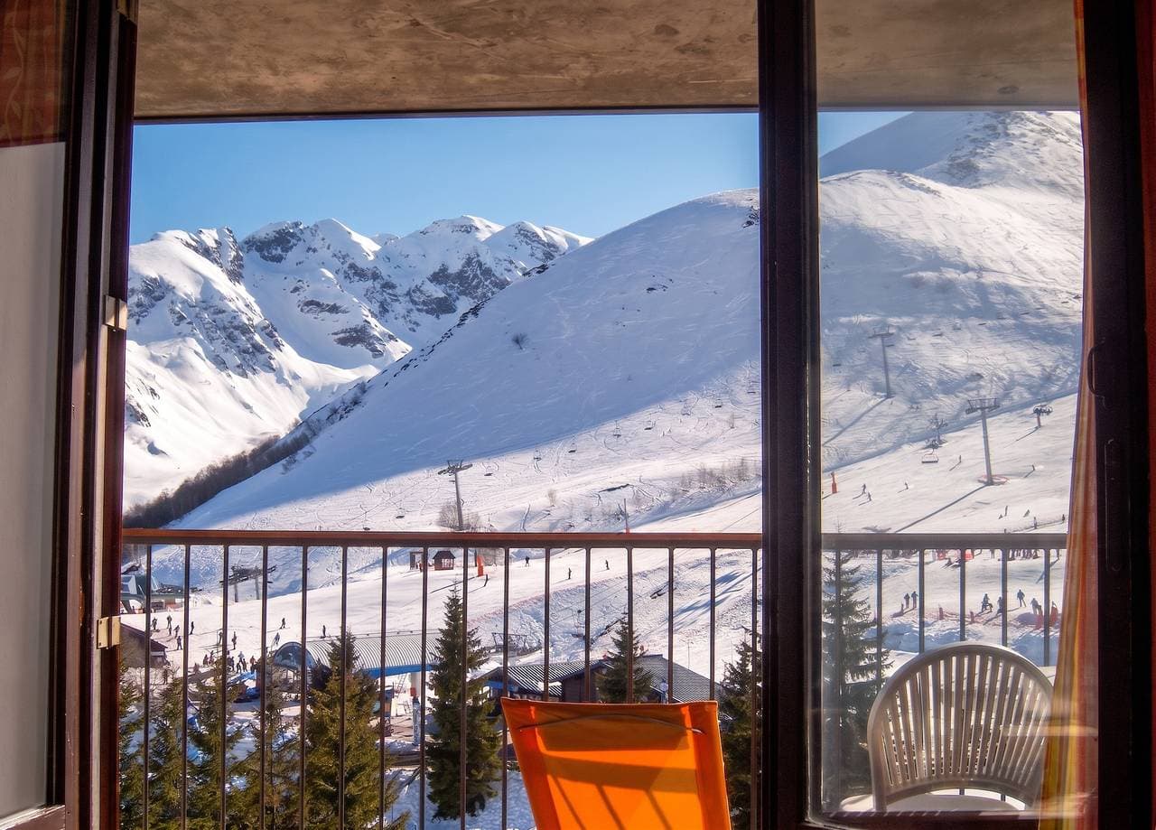 Charmantes Apartment in Gouaux-de-Larboust mit Bergblick 1