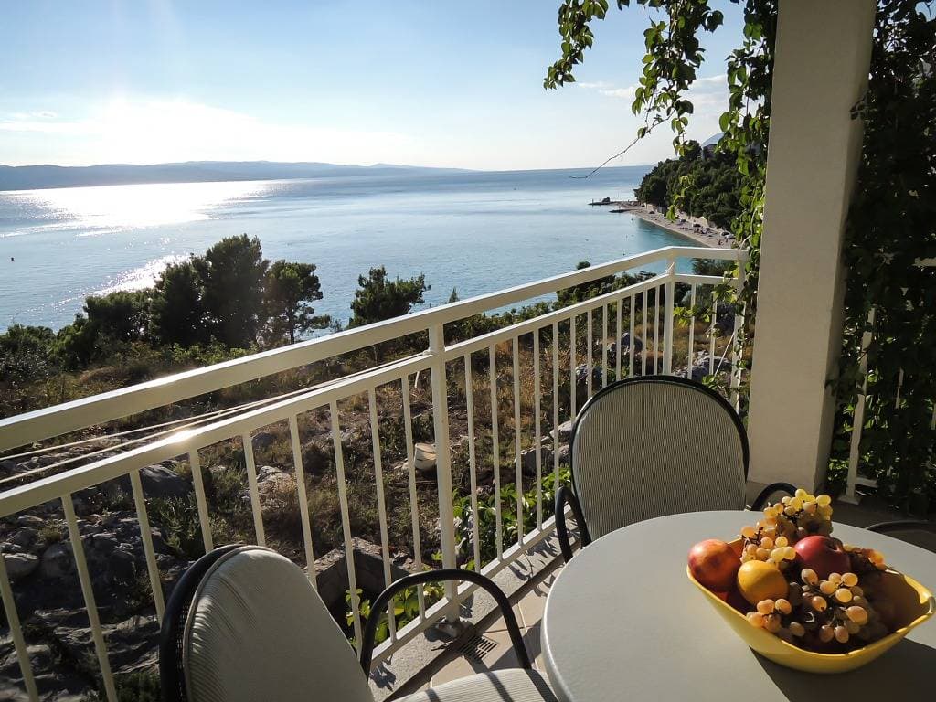 Foto 8 von 27: Ferienwohnung in Baška Voda mit Meerblick, Terrasse, Klimaanlage, W-Lan (3785-2)
