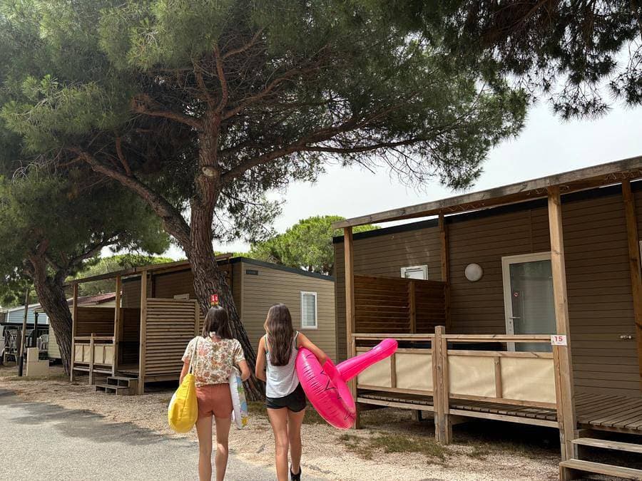 Camping Tikayan La Bergerie Plage - Mobilheim 2 personen - Tennessy. Eco 1