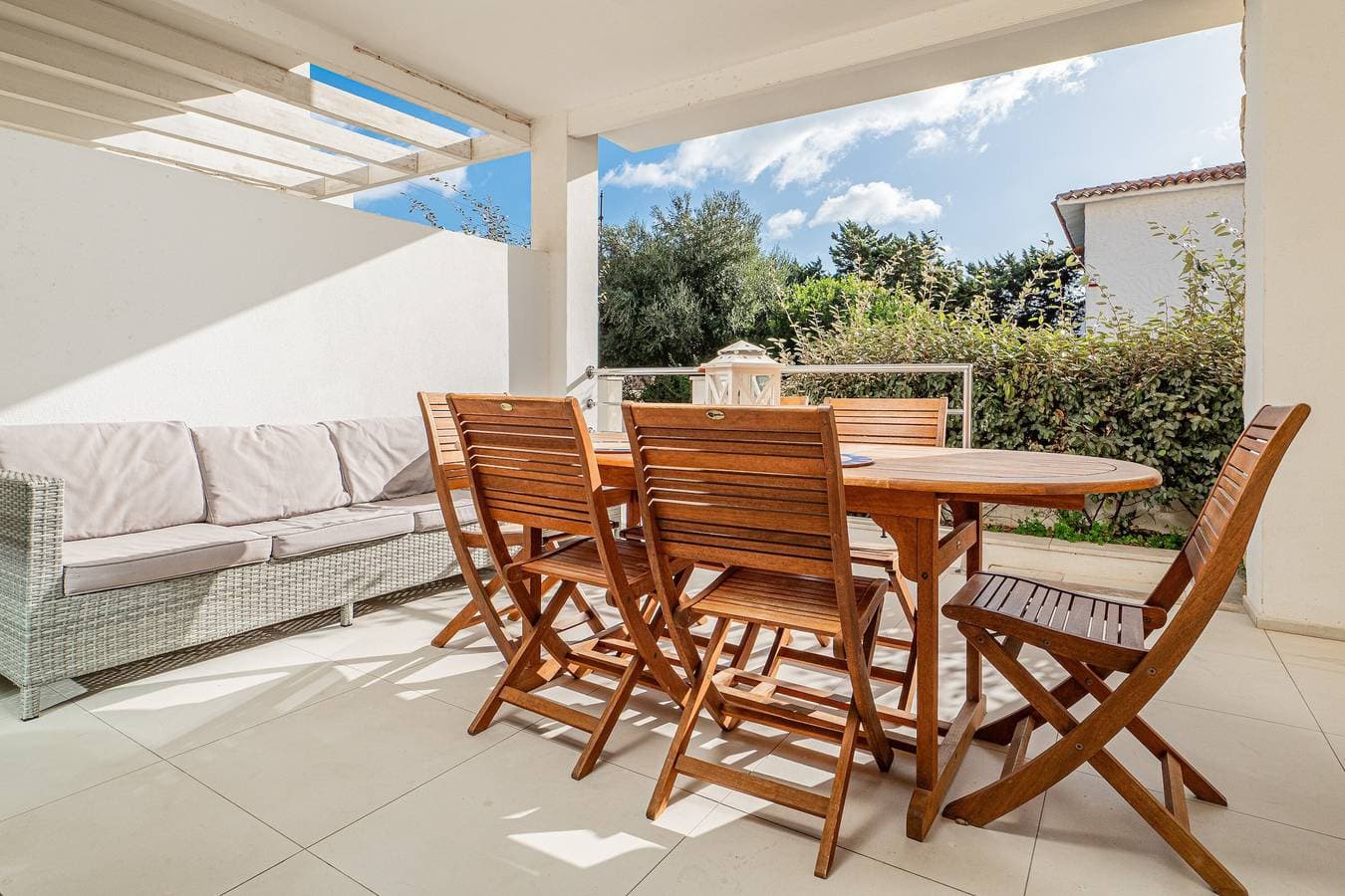 Foto 3 von 30: Ferienhaus "Cormorani Appartamento N 5" in Strandnähe mit 2 Terrassen