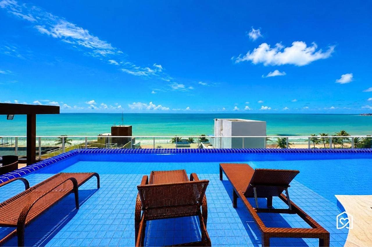 Mar Bello Plaza | Flats à 1 min da praia c/ piscina vista mar 1