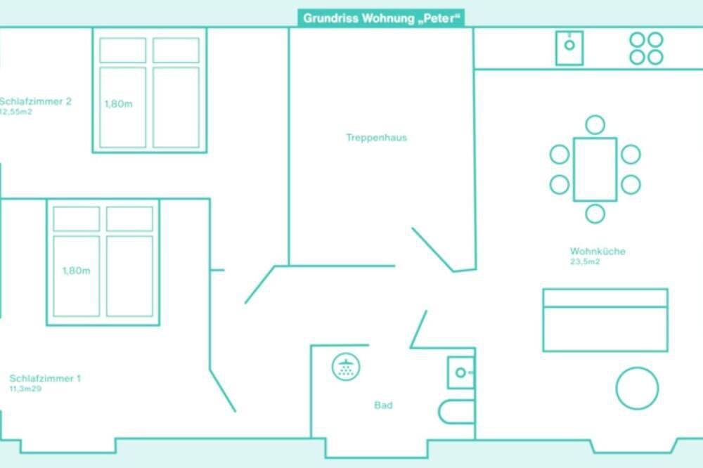 Foto 13 von 16: Haus Münsterblick – Wohnung Peter
