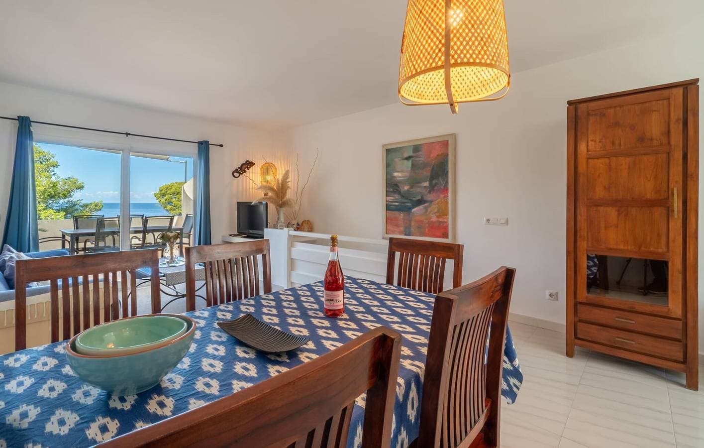 Foto 10 von 31: Apartment mit Meerblick, Terrasse und Grill - 2 km zum Ca Los Camps Strand