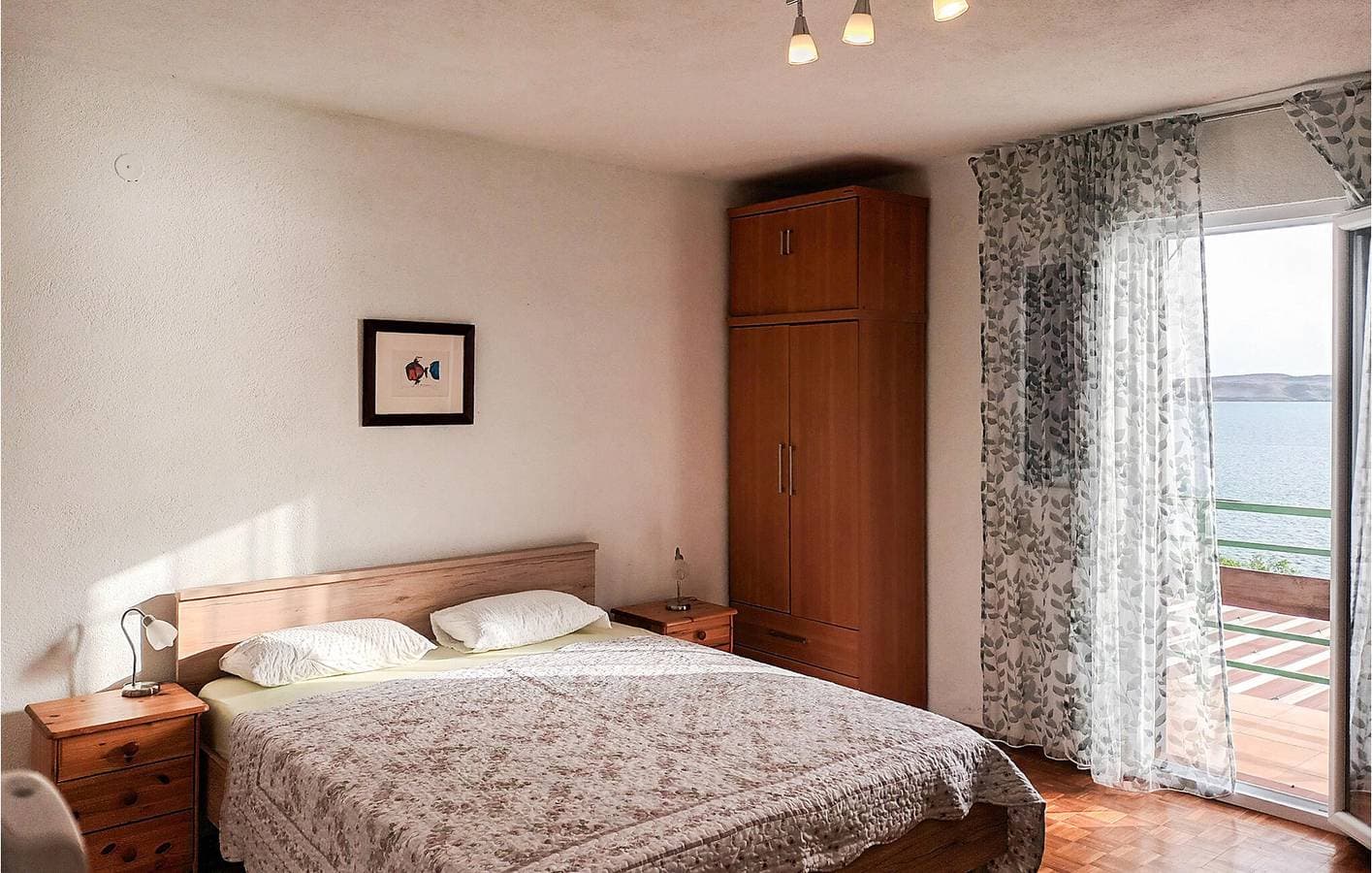 Foto 10 von 27: Apartment mit Meerblick, Terrasse, WLAN und Parkplatz, 700 m vom Strand entfernt