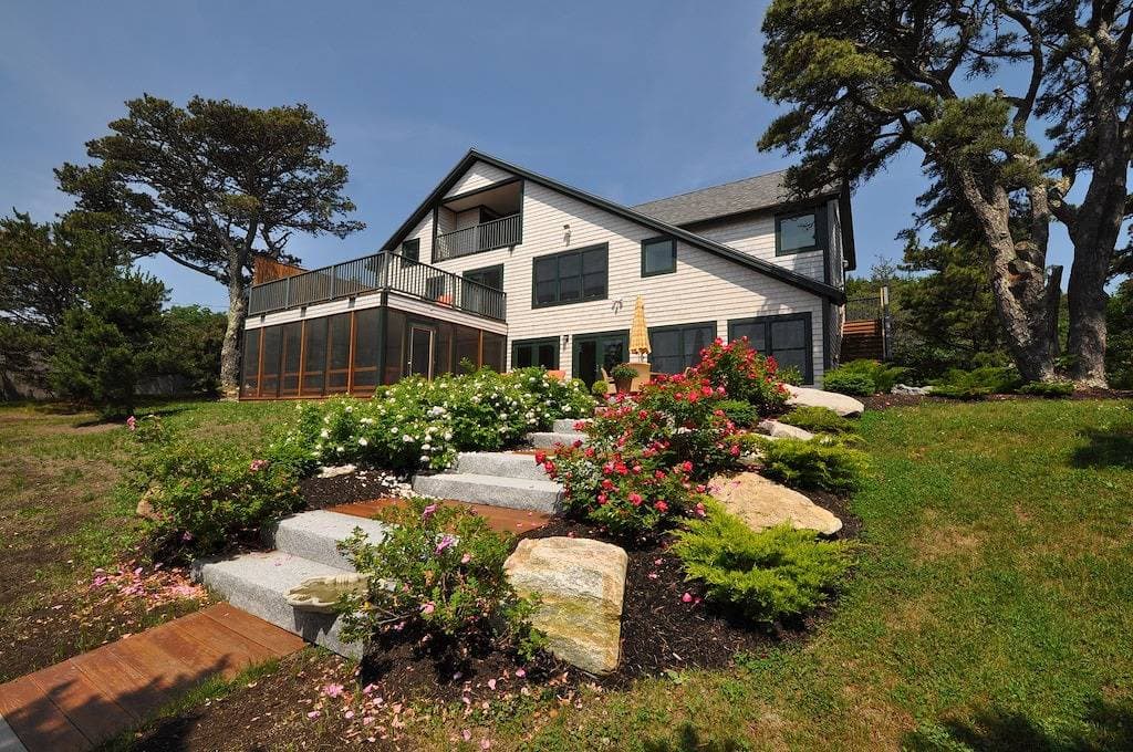 Sunny Popham Beachfront House liegt am besten Strand von Maine 1