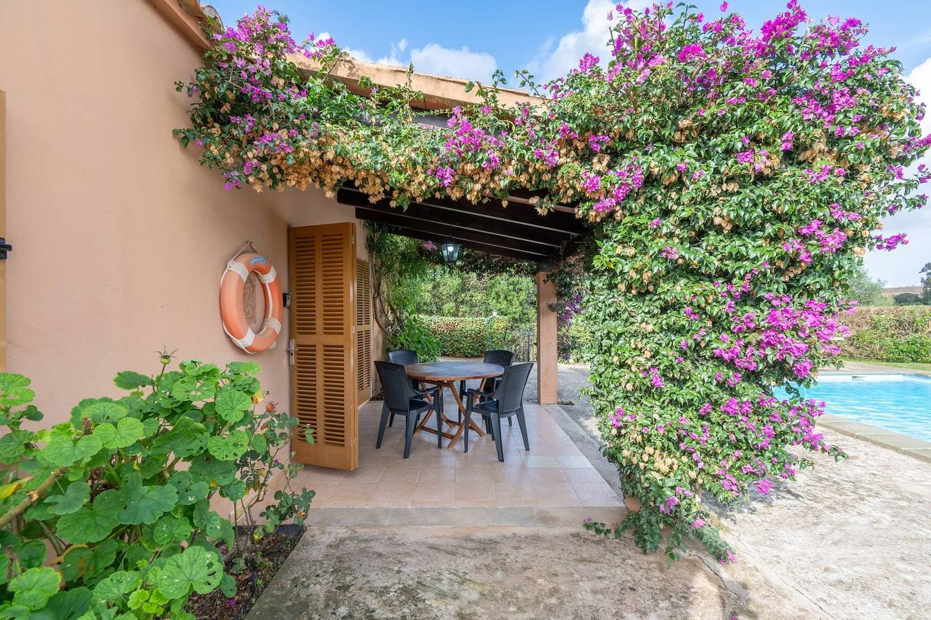 Foto 3 von 27: Finca 'Can Jaume Des Carritxó' mit Bergblick, Wi-Fi und Klimaanlage