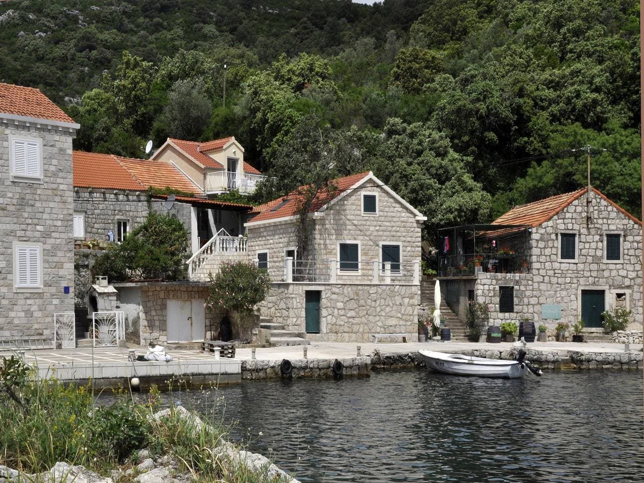 Foto 9 von 20: Apartment Danijela Mljet - Studio Apartment with Balcony and Sea View