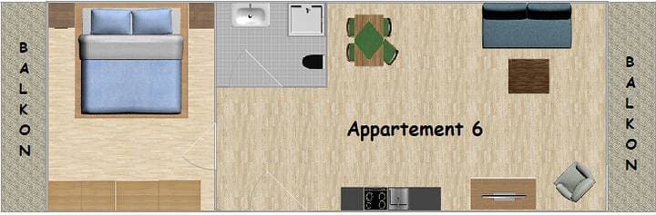 Foto 9 von 16: Appartement Valentin App Typ A