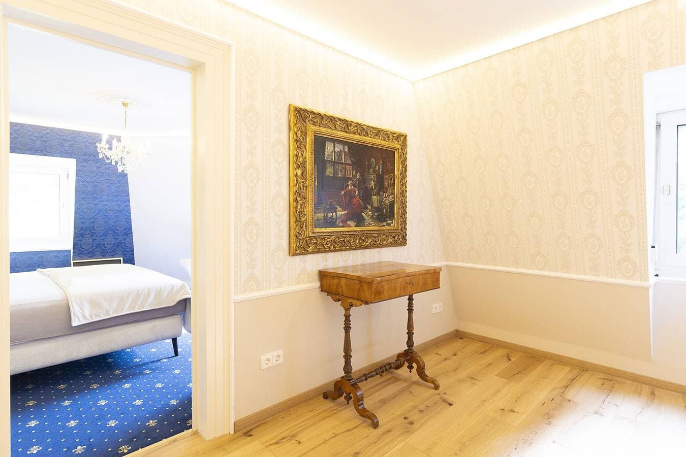 Foto 9 von 25: Ferienwohnung Nachtigall im Schlössle Seeburg – stilvoll wohnen in der Schwäbischen Alb