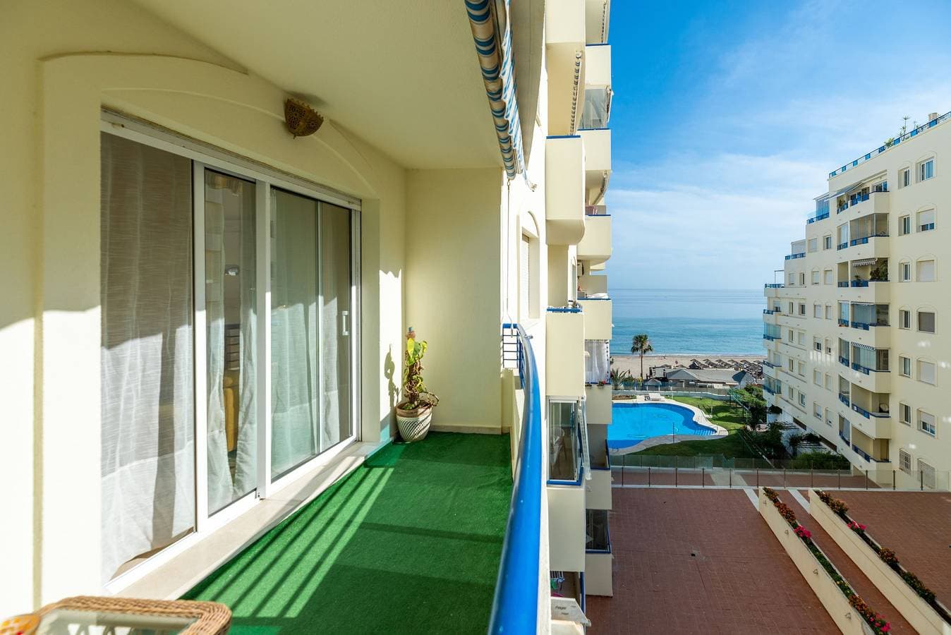 Foto 7 von 24: Ferienwohnung "Banana" mit Meerblick, Gemeinschaftspool und Klimaanlage