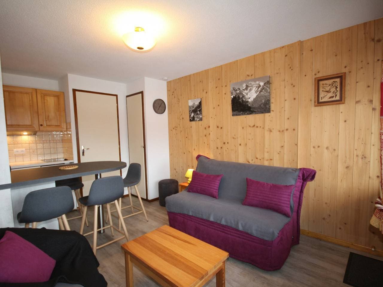 Foto 6 von 17: Nettes Studio mit Kabine und geschlossenem Garage in Les Saisies