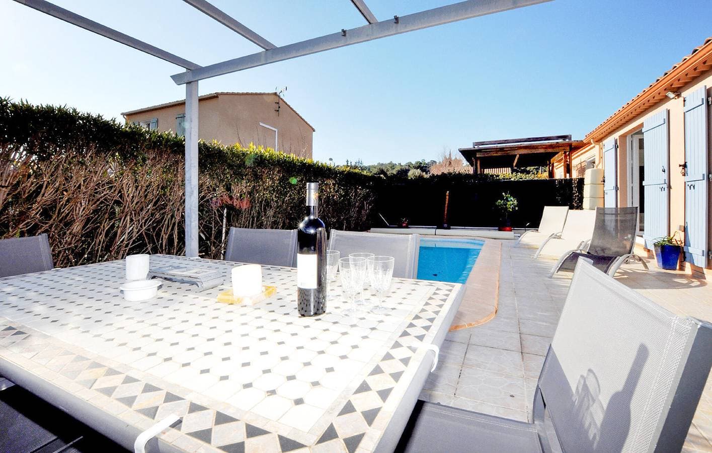 Foto 12 von 24: Charmante Wohnung mit Pool in Lézignan-Corbières