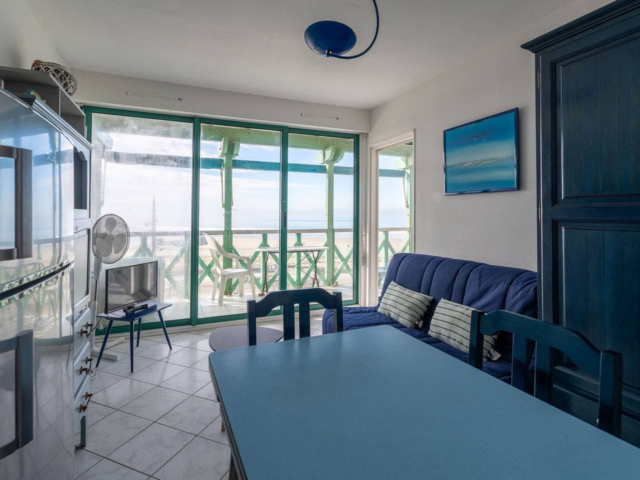 Appartement am Meer für 2 mit Parkplatz in Mimizan Strand 1