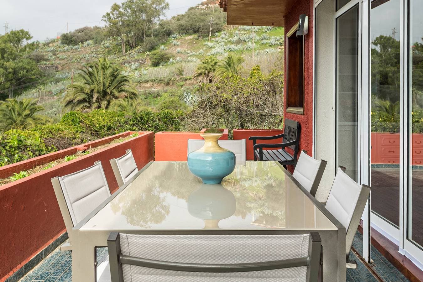 Foto 5 von 31: Villa "El Jardín de Santa Bígida" mit Bergblick, Pool, WLAN, Sauna & Garten