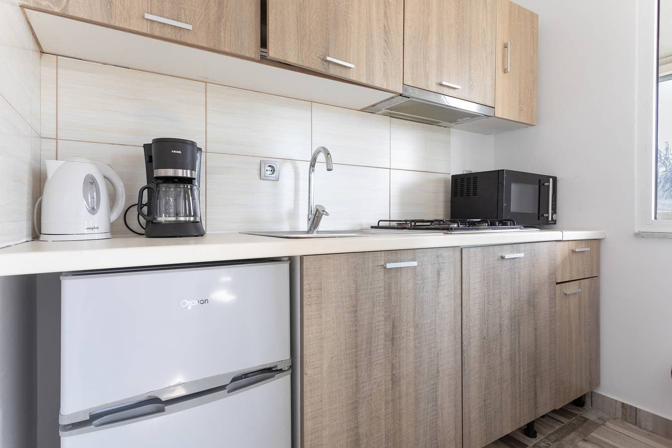 Foto 9 von 29: Einzimmerwohnung "Villa Dionysia S3" in Strandnähe mit Gemeinschaftspool und WLAN
