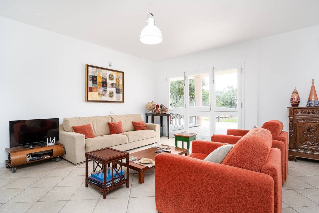 Foto 4 von 35: Ferienwohnung 'La Vela Arancione' mit Gemeinschaftspool, WLAN und Klimaanlage