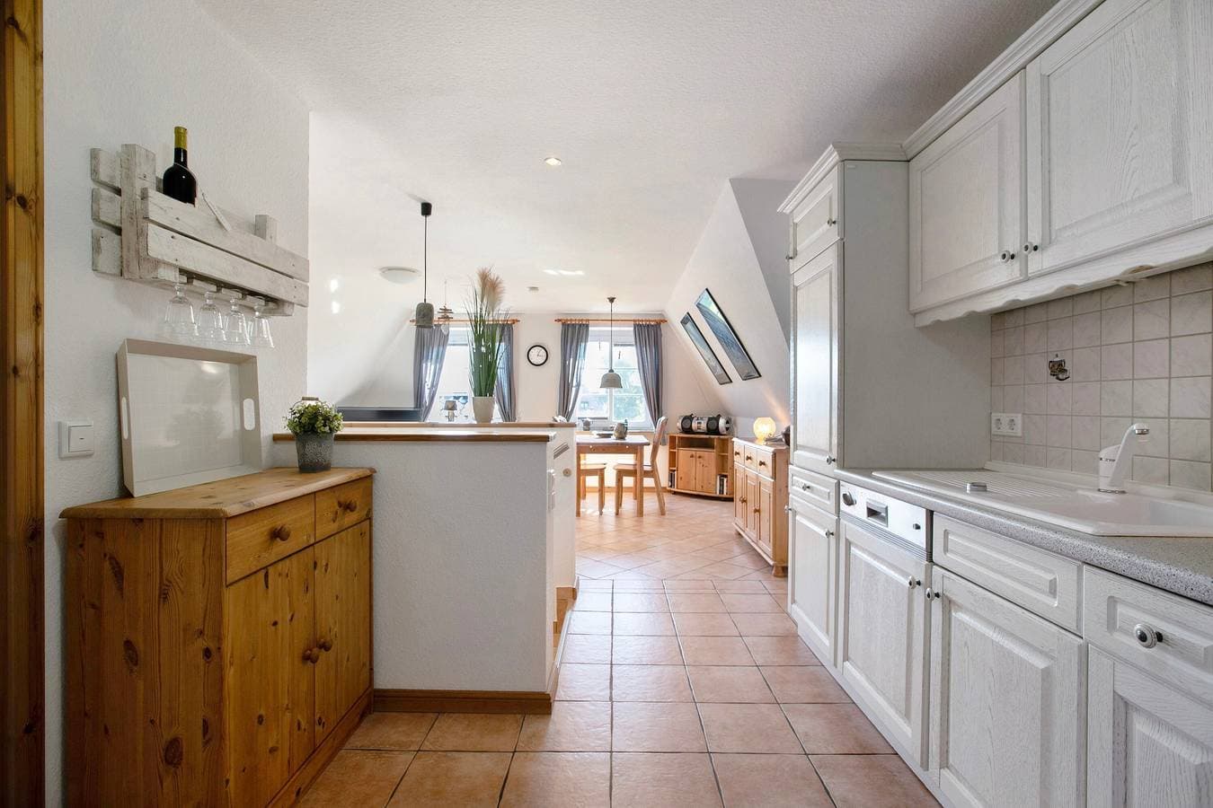 Foto 6 von 22: Ferienwohnung Seeluft Nordstrand mit privater Terrasse