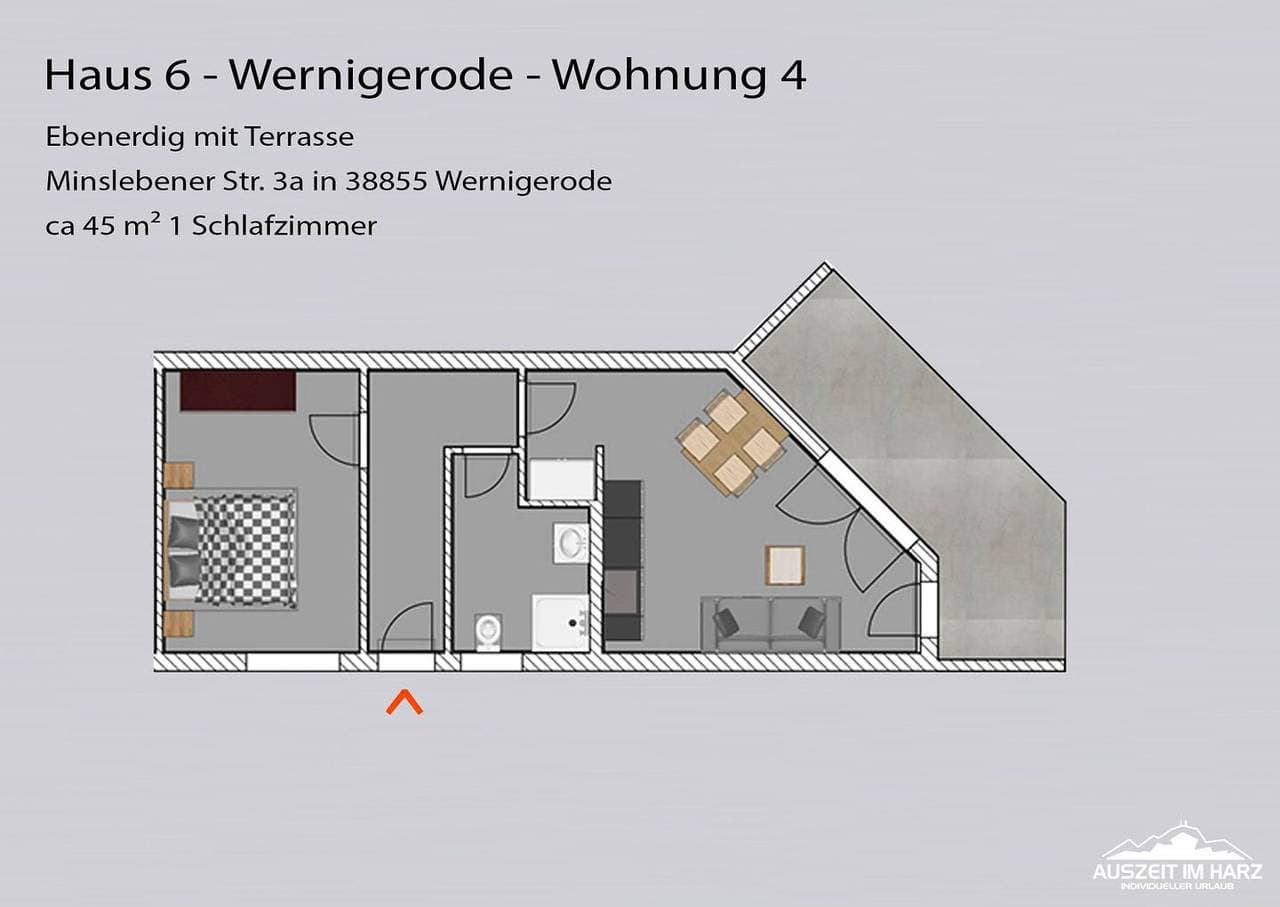 Foto 5 von 11: Haus 6 Ferienwohnung 4