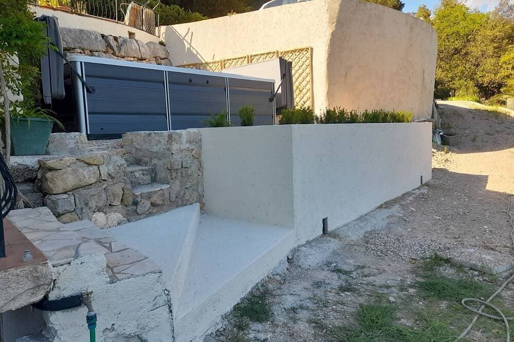 Foto 7 von 12: A 36 sq. m self contained apartment with a magnificent view to the Mediterranean