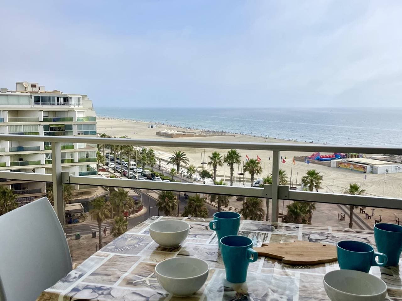 Wunderschöne Wohnung mit Klimaanlage und Terrasse in Canet-en-Roussillon 1