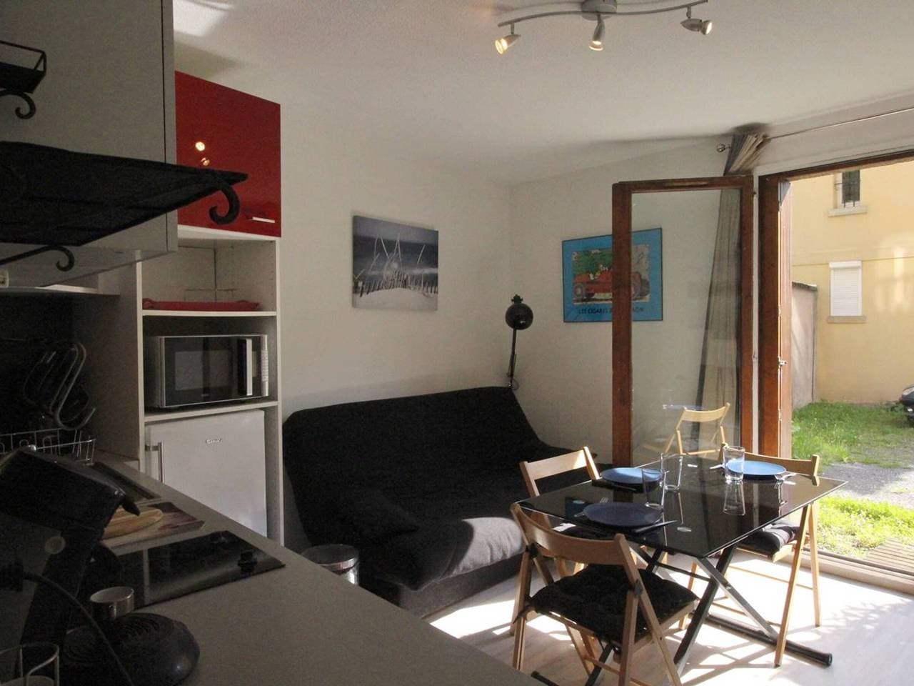 Foto 8 von 15: Erdgeschoss-Studio mit Garten, WLAN und Parkplatz, nahe Thermen und Seilbahn für 2/3 Personen