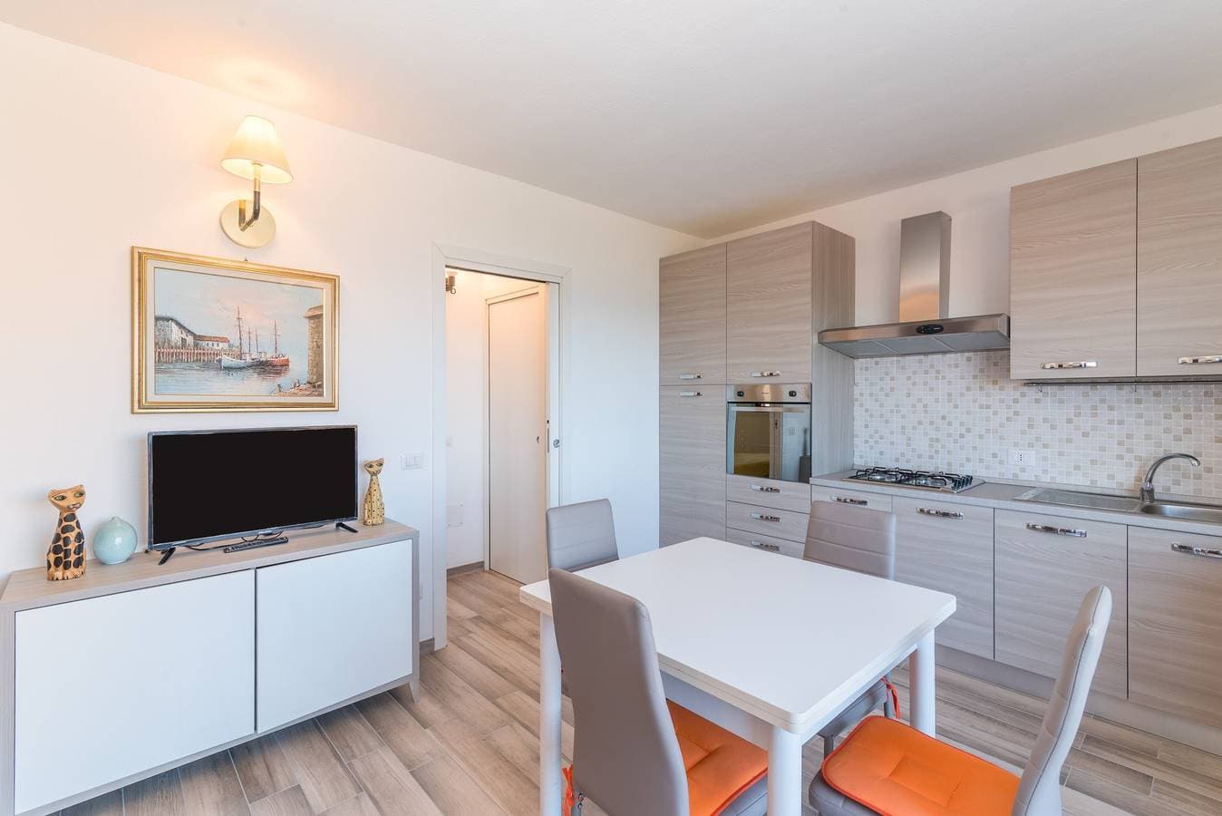 Foto 10 von 24: Ferienwohnung Orizzonte Rosso nahe Strand mit Meerblick und Terrasse
