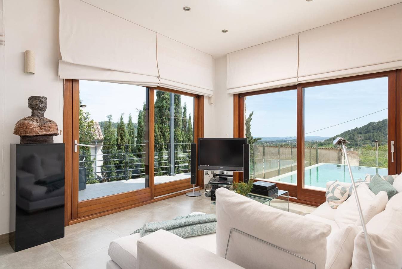 Foto 6 von 39: Can Vicens (Mancor) - Modernes Haus mit privatem Pool und herrlicher Aussicht - W-Lan gratis.