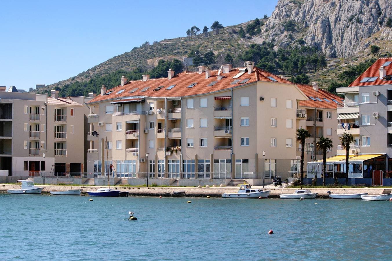 Foto 2 von 22: 1-Zimmer-Ferienwohnung mit Balkon und Meerblick Omis A-6073-a