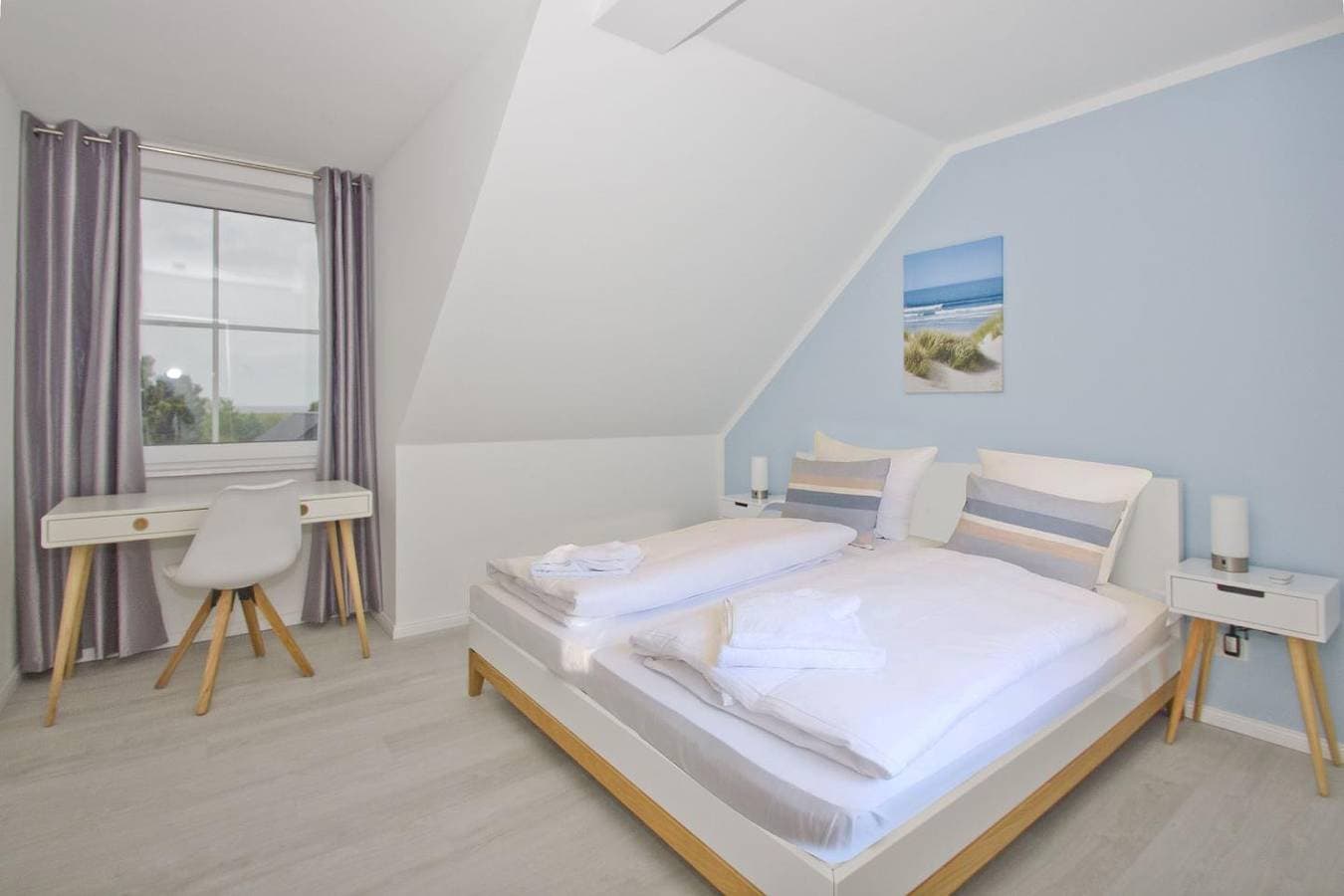 Foto 7 von 20: Ferienwohnung mit Meerblick und  Gartennutzung - Haus Inselwind FeWo MEERduft