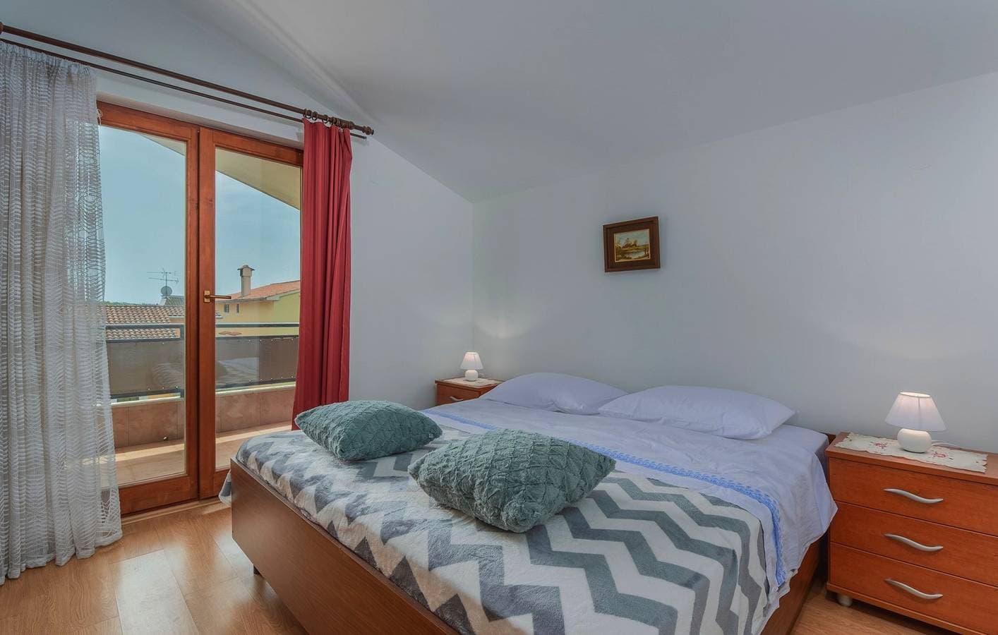 Foto 6 von 13: Ferienwohnung Kristijan mit Balkon in Funtana