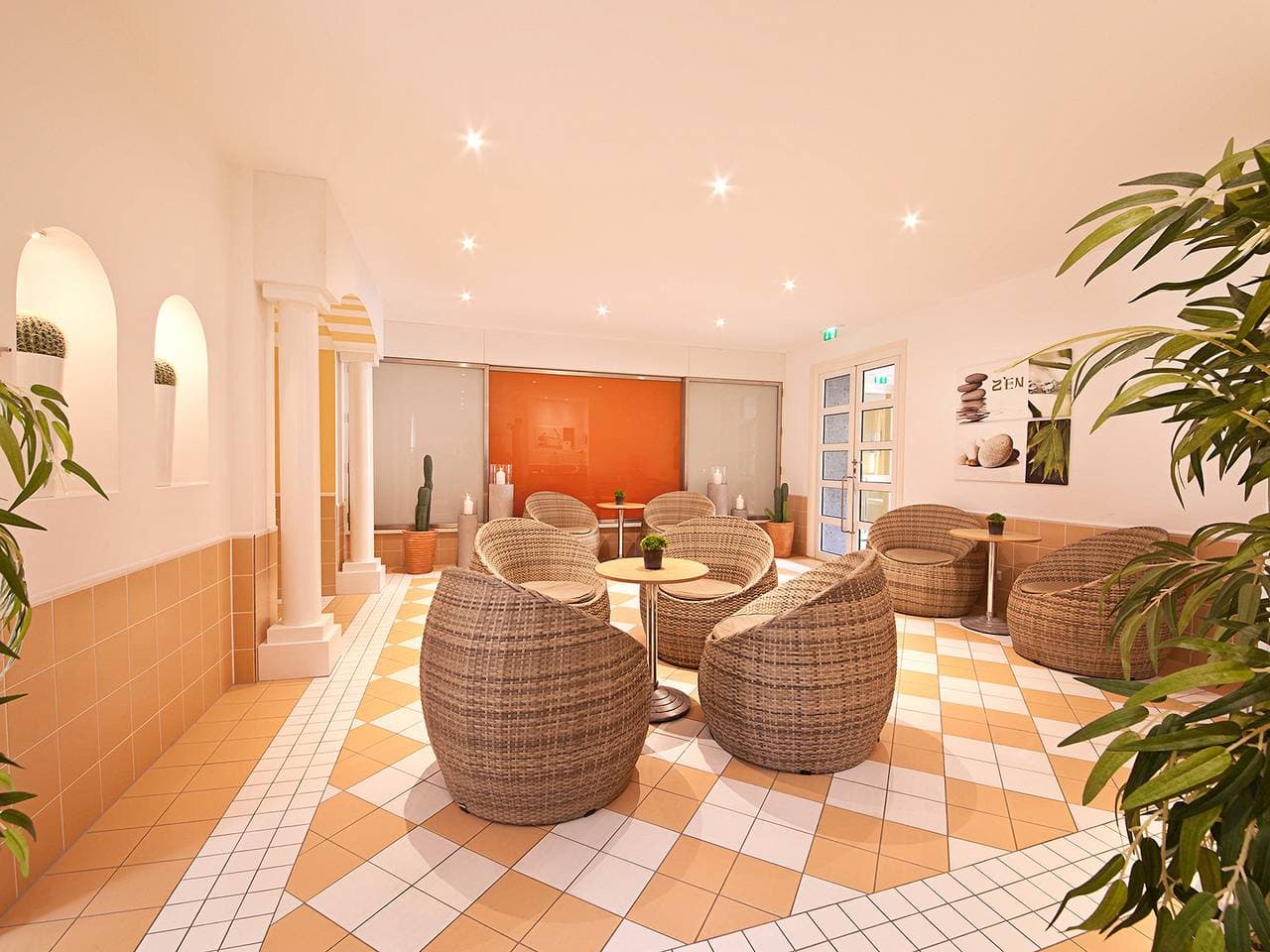 Foto 9 von 31: Relexa hotel Bad Steben - Basic-Doppelzimmer mit Zugang zu großem Bade- und Wellnessbereich