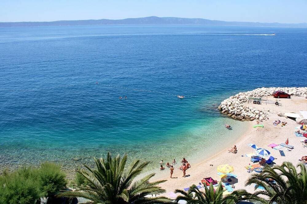 Foto 12 von 18: 1-Zimmer-Ferienwohnung am Strand Drasnice, Makarska