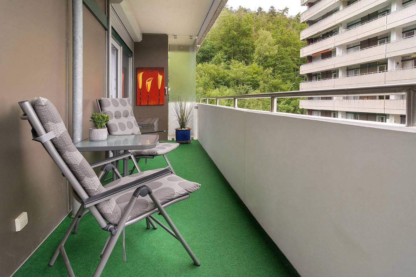 Foto 11 von 44: Apartment „KauzenNest“ mit Bergblick, Balkon und WLAN