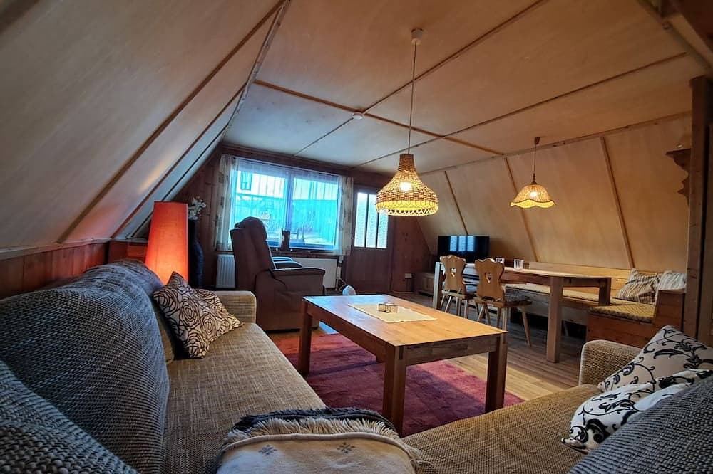 Foto 9 von 28: Gemütliches Ferienhaus mit Sauna, direkt am Wald. Vierbeiner Willkommen!
