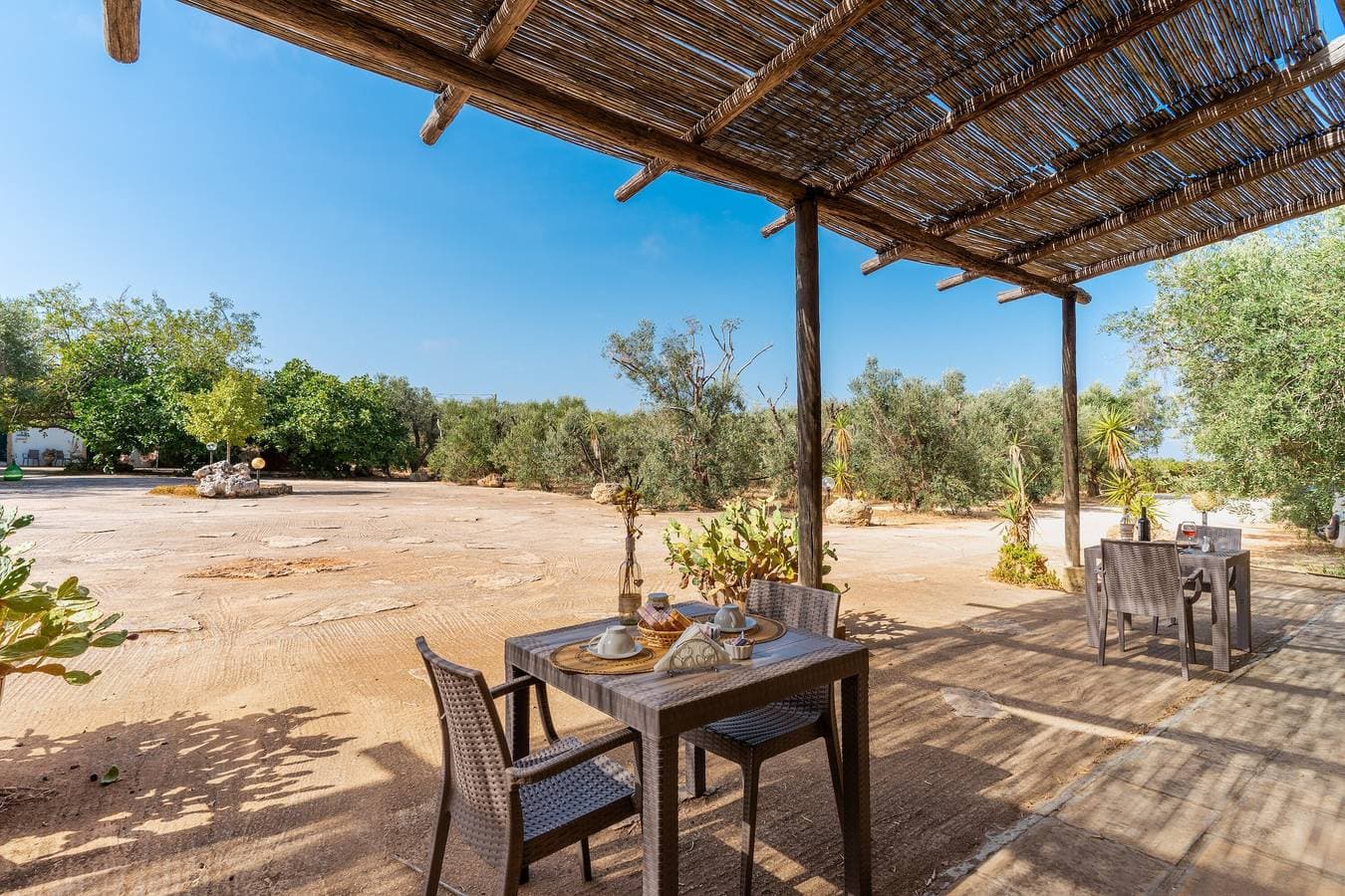 Foto 3 von 29: Ferienwohnung "Domus Mea Salento Arazzo Verde" mit Gemeinschaftspool, Gemeinschaftsterrasse und WLAN