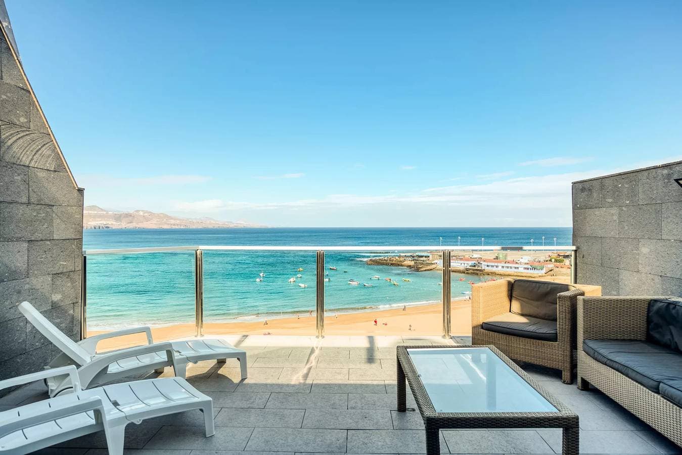 Unglaubliche Terrasse Meerblick 1