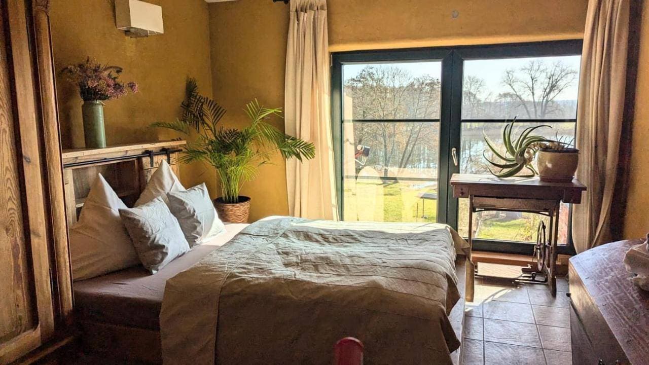 Alter Gutshof-Pferdestall am See,Sauna,Kamin 1