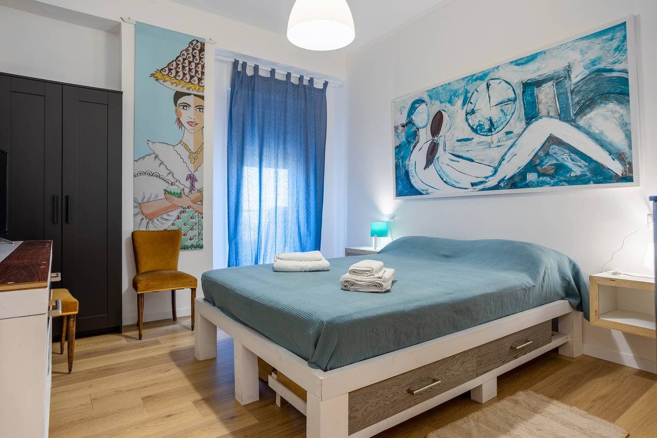 Foto 9 von 22: Ferienwohnung "Mit Blick auf das Meer" in Strandnähe mit 2 Balkonen und WLAN