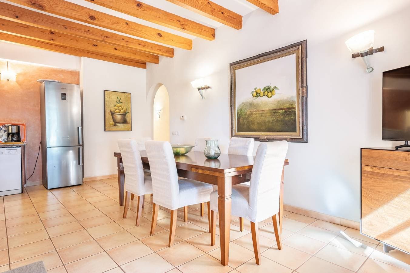 Foto 10 von 26: Villa 'Es Lledoner 3' mit Bergblick, Gemeinschaftspool und WLAN