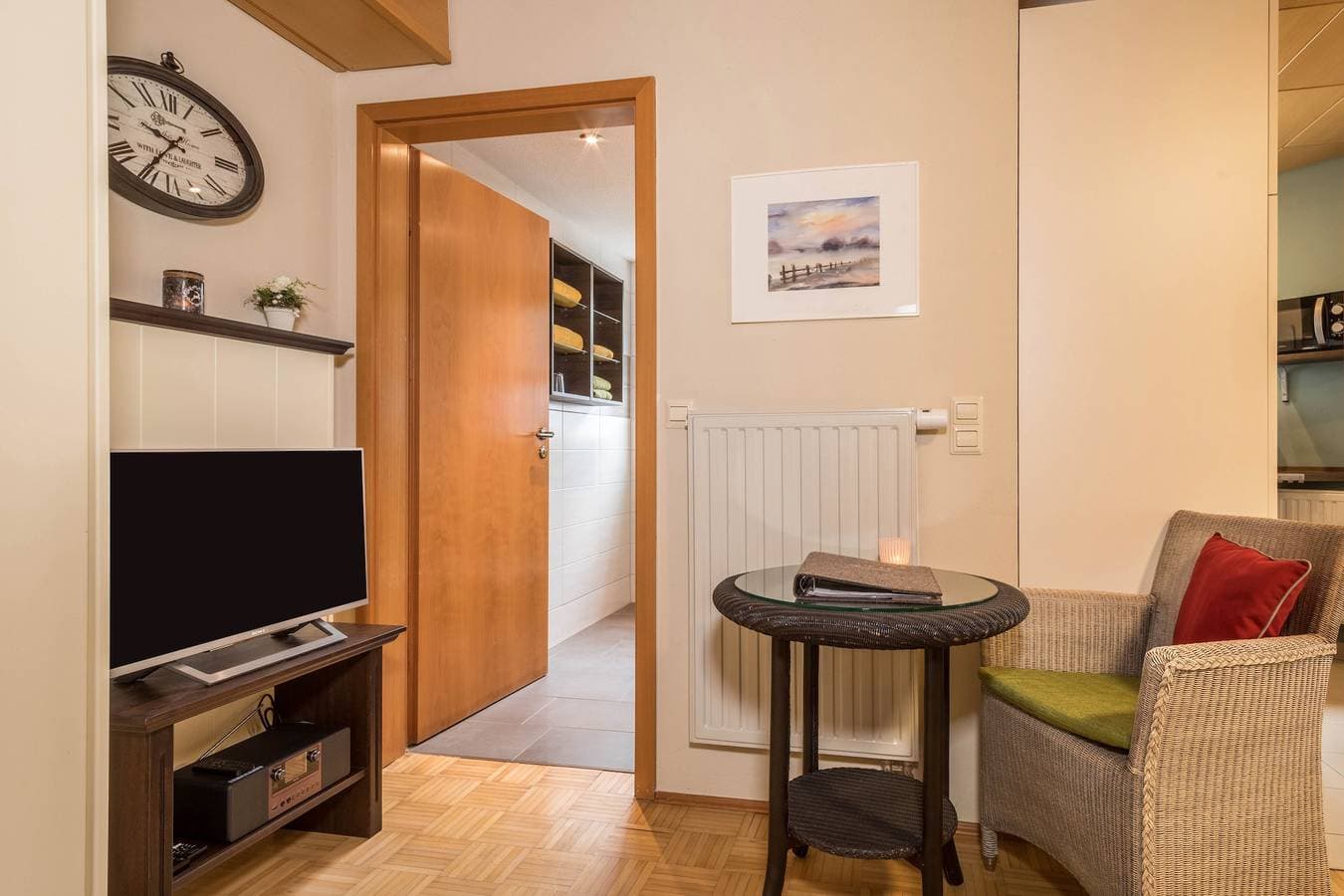 Foto 6 von 33: Gemütliche Ferienwohnung 8 auf dem "Trostelhof" mit Privatterrasse