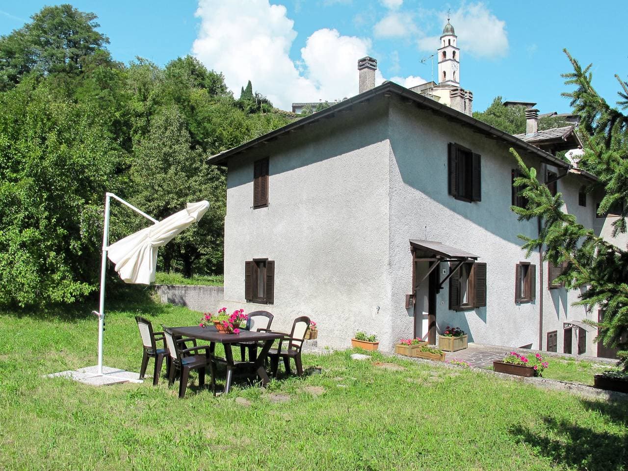 Calceranica 3 km von Caldonazzo: Rustikales Reihenhaus Casa al Mulino 1