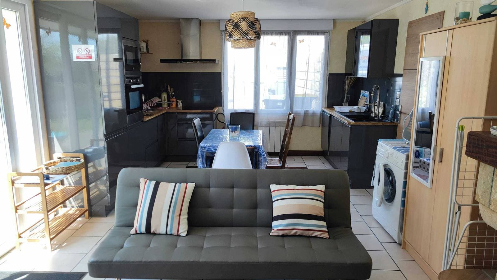 Komfortables Studio in Flamanville - 35 m² - Privater Garten 1