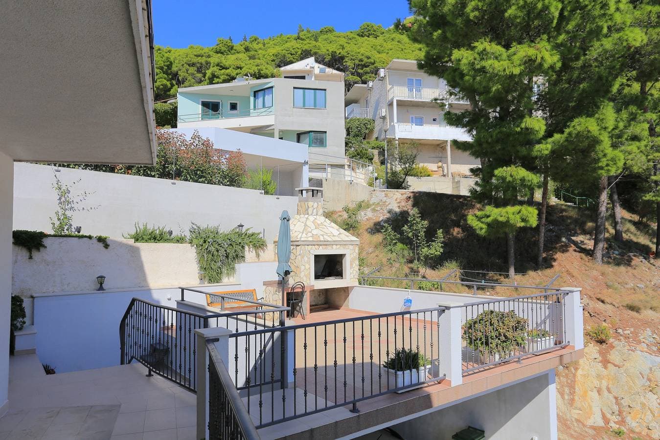 Foto 8 von 19: Studio Appartement mit Terrasse und Meerblick Brela, Makarska -a