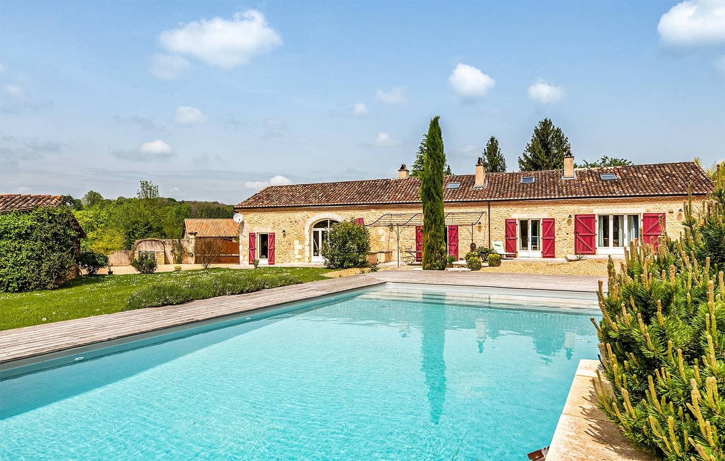 Foto 7 von 32: Gemütliche 28 m² große Wohnung mit Pool, WLAN und Garten