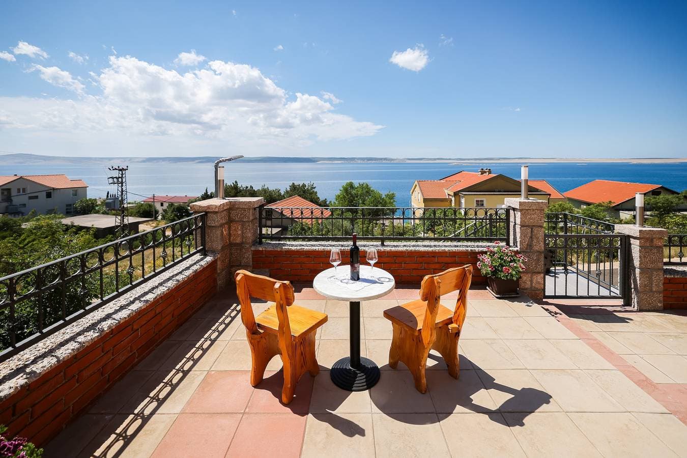 1-Zimmer-Ferienwohnung mit Terrasse und Meerblick Kozjaca, Paklenica A-25456-b 1