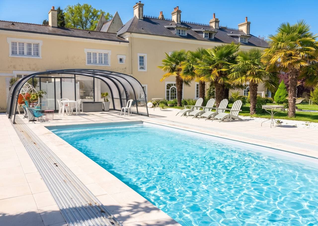 Charmantes Haus in Saint-Martin-des-Entrées mit Gemeinschaftspool 1